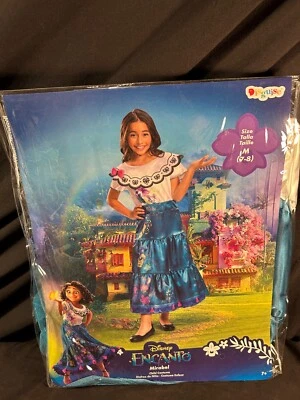 Encanto Mirabel Costume Disney Dress Up Halloween Girls Size M 7-8 - Image 1 of 2