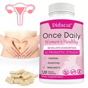 Probiotics For Women 50 Billion CFU - Women's Digestive & Vaginal Health - Picture 1 of 14