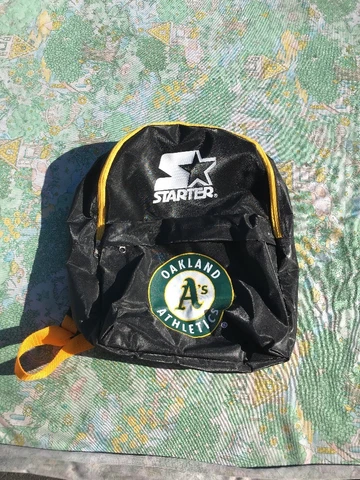 Oakland A's Athletics Oakland Backpack SGA Starter Brand Big Logo Cover