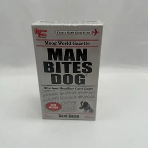 Man Bites Dog Card Game Travel Collection New Edition Ages 8 & Up Factory Sealed - Picture 1 of 8