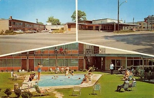 Stagecoach Motel Roadside Hwy 7 Multi Views Hot Springs,AR Vtg 1960's Postcard - Picture 1 of 2