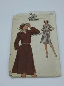 Vogue Dress Pattern # 9100, Size 14 Miss, Bust 36", Waist 28". Hips 38" - Uncut - Picture 1 of 1