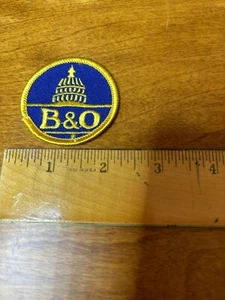 Baltimore & Ohio RR Stoff Patch Eisenbahn Emblem Capitol Dome - Bild 1 von 3
