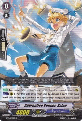 4 x Apprentice Gunner, Solon - BT13/097EN - C Near Mint / Mint, English - Image 1 of 1