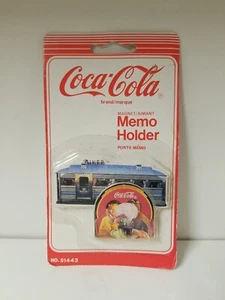 Vintage Coca-Cola Magnetic Memo Holder 1991 - Picture 1 of 1