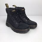 Dr. Martens Womens Ankle Boots Black Combs Boots Cheetah Animal Print Aw004 Sz 5