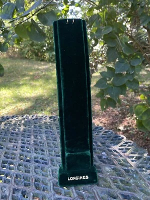 Présentoir À Montre & Velours & Bijouterie & Horlogerie Ancienne & Longines - Photo 1/4