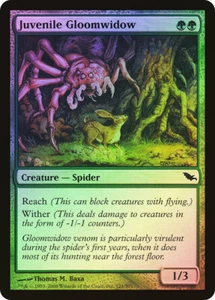 MTG FOIL Juvenile Gloomwidow - Shadowmoor #121 - Picture 1 of 1