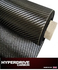 Tela de tela de fibra de carbono 600 gsm 2/2 12k sarga 1000 mm de ancho, ¡viene en rollo! - Imagen 1 de 3