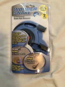 NEW Wonder Snake Professional Drain Hair Remover Durable Carbon Steel Cable - Picture 1 of 2
