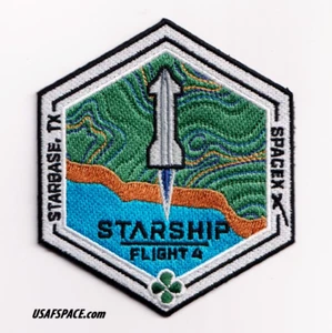 Authentic SPACEX -STARSHIP TEST FLIGHT-4 -SUPER HEAVY- Mission Employee PATCH - Bild 1 von 4