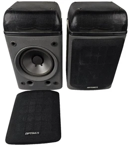 SET of 2 Optimus Pro LX5 Bookshelf Speakers w/ Tweeters 40-4061 - TESTED! READ! - Bild 1 von 6
