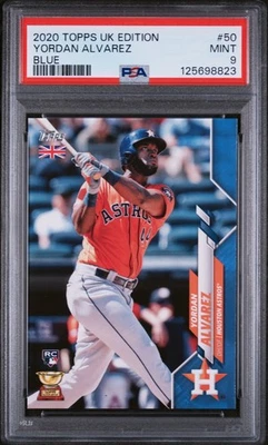2020 Topps UK Edition - Yordan Alvarez #50 Blue /75 (RC) - Image 1 of 2