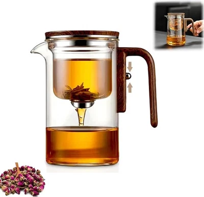 800ml Enchantipot Magic Tea Pot w/ Strainer Witchcraft Magical Enchanted Glass - Image 1 of 4