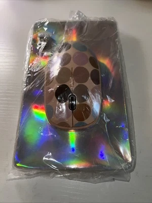 Pink Sky Wireless Mouse Polka Dot 2.4GHz 1600 Max CPI Universal Nano USB Dongle - Image 1 of 4