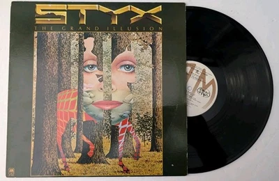 Styx The Grand Illusion 1977 A&M Records SP-4637 Vinyl LP Vinyl VG - Image 1 of 4