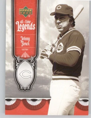 2006 Upper Deck #ATL-13 Johnny Bench All-Time Legends — 第 1/2 张图片