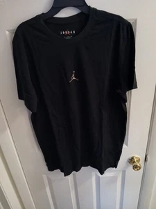 Air Jordan Dri Fit Men's Graphic Short-Sleeve Black T-Shirt DC9791-010 Sz L N105 - Picture 1 of 5