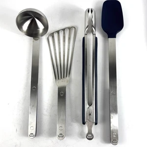 Made In Cookware Kitchen Utensil Set Fish Turner Spatula Tongs Ladle Spoonula - Picture 1 of 6