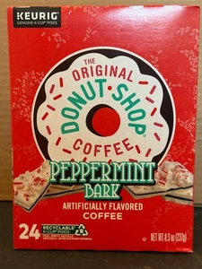 24 Donut Shop PFEFFERMINZRINDE Keurig K-Cup Pods Kaffee Ablaufdatum JUL 2026 - Bild 1 von 5