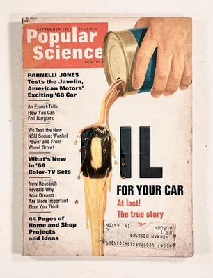 1967 Sep POPULAR SCIENCE "new" SPIROGRAPH TOY Javelin road test COLOR TV dreams - Image 1 of 4