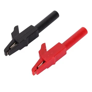 10Pcs Car Battery Clip Red Black 15A Safety Pa Insulated Electrical Cable AM - Afbeelding 1 van 22