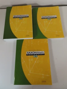 Saxon Math 6/5, Student Manual, Solutions Manual, Tests and Worksheets *READ* - Imagen 1 de 4