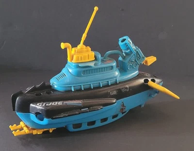 Vehículo barco GI Joe Cobra Barracuda 1992 de colección techo azul variante B Foto 1 de 2