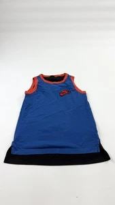 Nike Shirt Tank Top Boys Youth XL Blue Black Red Basketball Athletic AQ9678-438 - Picture 1 of 8
