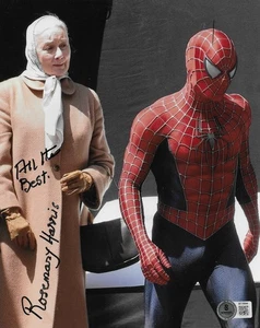 ROSEMARY HARRIS Signed Autographed 8x10 Photo Beckett COA Spider-Man Aunt May - Picture 1 of 1