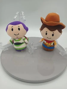 Hallmark Itty Bittys Toy Story Woody Buzz 5" Peluche Peluche Muñeca Juguetes Set - Imagen 1 de 5