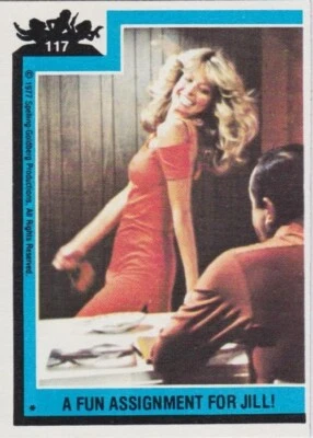 CHARLIE'S ANGELS TV SHOW SERIES 2 TRADING CARDS SET 1977 TOPPS USA BASE CARD 117 - Image 1 of 2