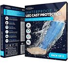 Box of 3 JFA Medical Reusable Waterproof Shower Leg Cast Cover Protectors, Half