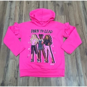Barbie "Born To Lead" hoodie, size 10/12 - Picture 1 of 7