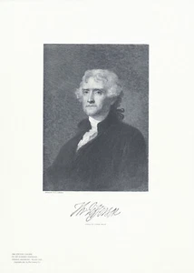 1897 Portrait of Thomas Jefferson - Picture 1 of 1