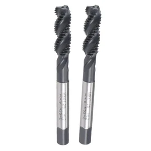 2pcs M8 X 1.25 Spiral Flute Tap Metric Machine Thread Tap HSS New - Picture 1 of 8
