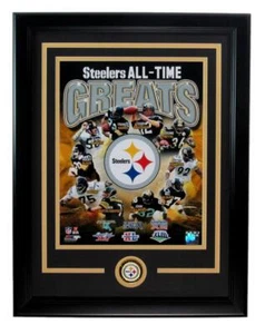 Pittsburgh Steelers All-Time Greats 11x14 Photo UNSIGNED Framed 89605 - Picture 1 of 1