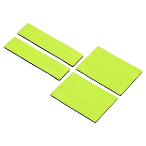 Parche Reflectante 1x4" 2x3", 4uds Gancho y Lazo Cierre Seguridad Apliques, Oro - Imagen 1 de 6