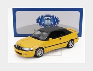 1:18 RADSCALE COLLECTION Saab 9-3 Viggen Cabriolet Open 2000 Yellow RM-0001 Mode - Picture 1 of 2