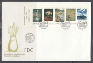 Finland Scott 758 FDC - National Art Museum Centenary - Picture 1 of 1