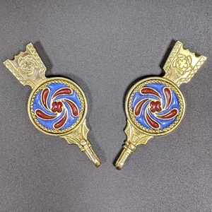 Medieval Women’s Brass Strap End for Historical Costume and Reenactment - Picture 1 of 2