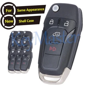 10 X Flip Remote Key Shell Fob 4Btn Case for 2019 2020 2021 Ford Transit Connect - Picture 1 of 7