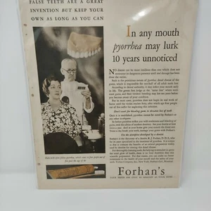 1931 Forhan's Tooth Paste Advertisement - Picture 1 of 3