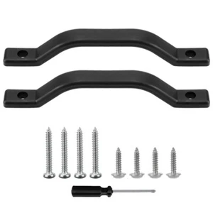 2pcs High-quality RV Grab Handle Black Plastic Handles Kit For Campers UTV - Bild 1 von 5