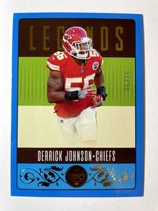 2023 Panini Legacy NFL Indigo Legends Derrick Johnson Chiefs/25 Karten - Bild 1 von 2