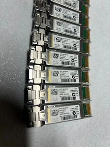 Lot of 9 - Genuine Cisco 10-3105-01 SFP-10G-SR-S Transceivers - Picture 1 of 4
