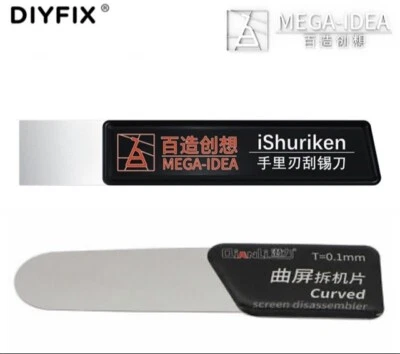 Teléfono Móvil Pantalla LCD Curvada Spudger Palanca Abierta Tarjeta Herramientas Delgado Flexible 2 Piezas Foto 1 de 4