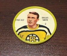 1961-62 Shirriff Salada Coin #2 Dallas Smith  Boston Bruins 