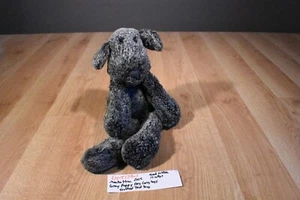Bolsa de frijoles de peluche Manhattan gris de patas largas cachorro perro 2012 (310-2179-1) - Imagen 1 de 5