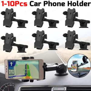 Car Phone Mount 360° Universal Car Phone Holder Stand Windshield Dashboard Lot - Picture 1 of 14